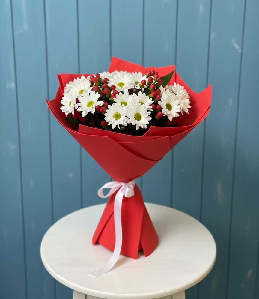 Букет цветов из: Хризантемы в Красном Сулине