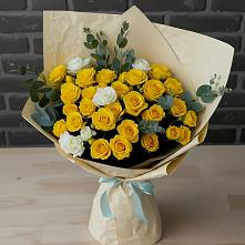 Букет цветов из:  Розы #REPLACE_PRED# Красном Сулине