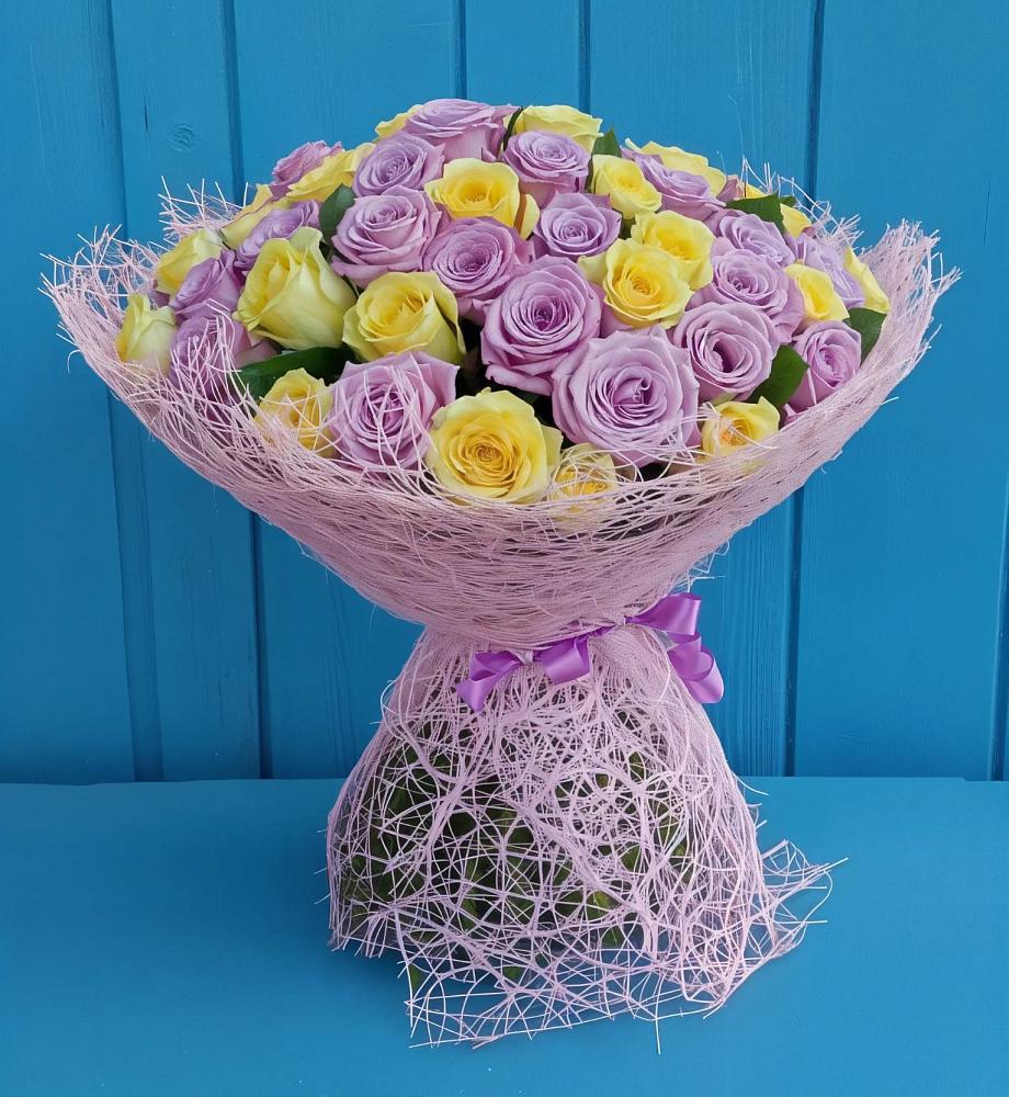 Букет 101 Волшебный Миг в Красном Сулине