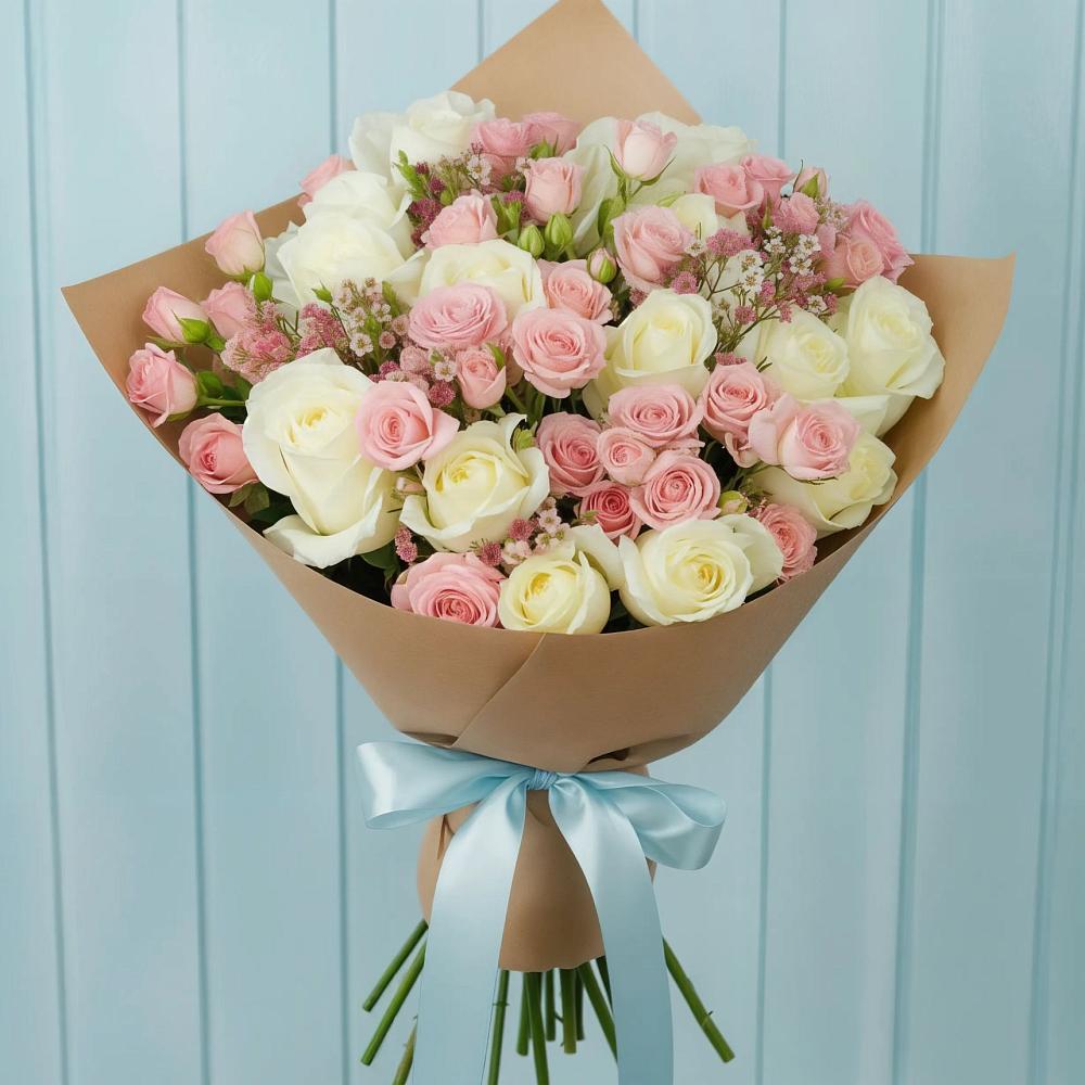 Букет цветов из: Розы в Красном Сулине