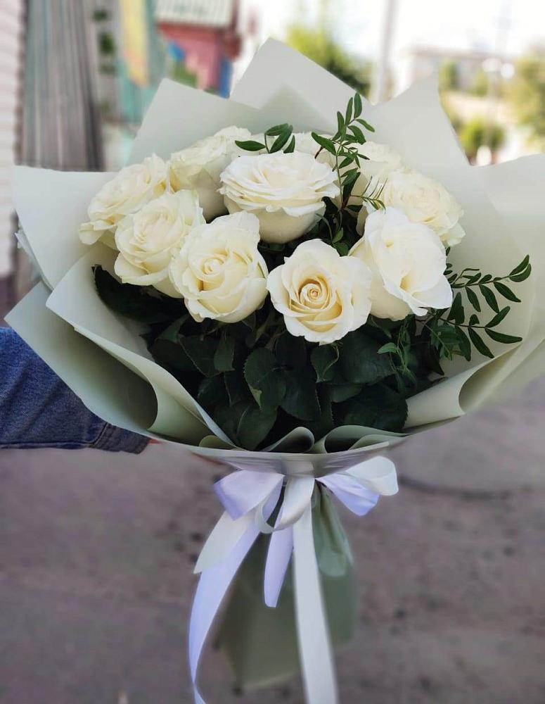 Букет Белые розы Проуд в Красном Сулине