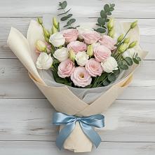 Букет цветов из:  Лизиантусы в Красном Сулине