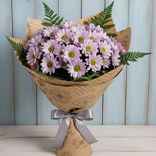 Букет цветов из:  Хризантемы #REPLACE_PRED# Красном Сулине