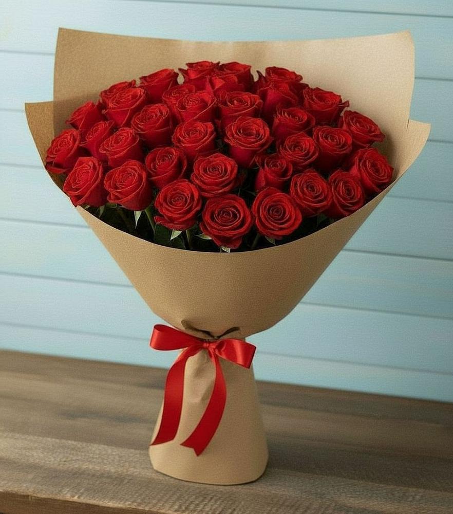 Букет Красные розы Милано в Красном Сулине