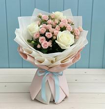 Букет цветов из:  Розы в Красном Сулине