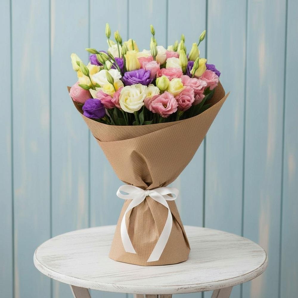 Букет цветов из: Лизиантусы в Красном Сулине