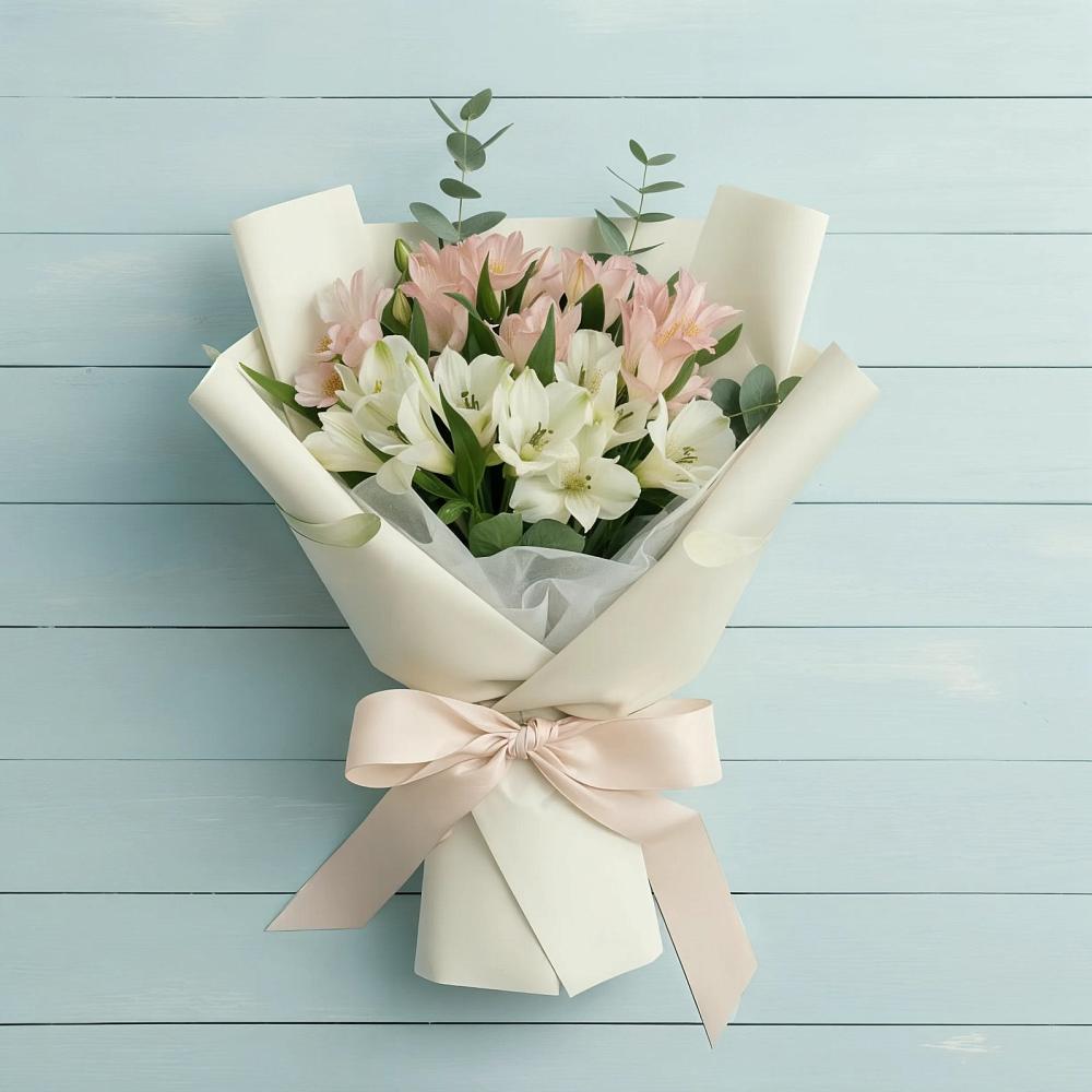 Букет цветов из: Альстромерии в Красном Сулине