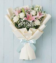 Букет цветов из:  Лилии в Красном Сулине