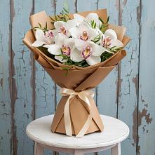 Букет цветов из:  Орхидеи и Розы в Красном Сулине